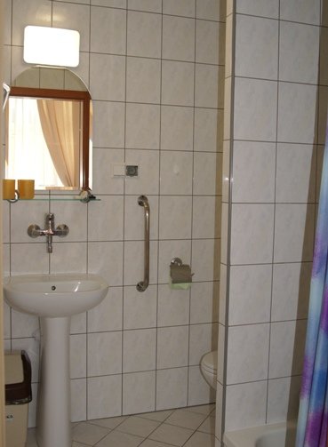Przykładowa łazienka w budynku Wanda Rybniczanka - Wanda